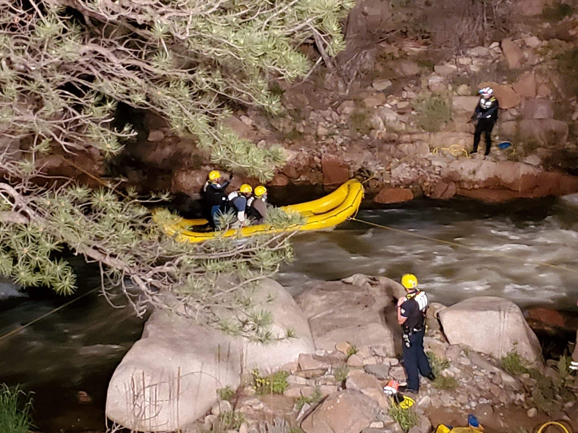 St. Vrain swift water rescue